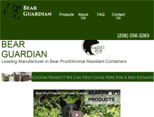 Tablet Screenshot of bearguardian.com